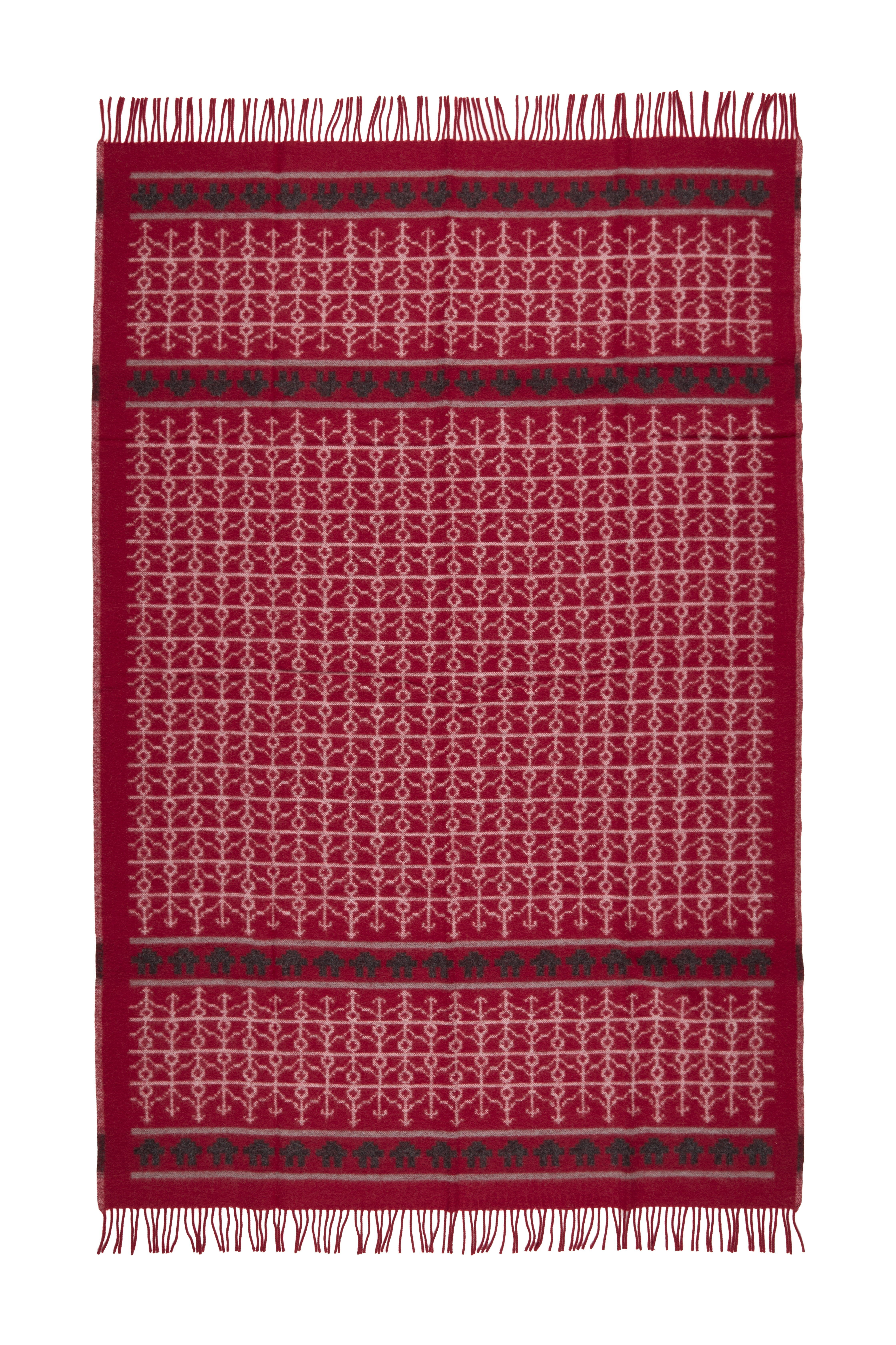 EKSHÄRAD RÖD, WOLLDECKE, 130 x 200 cm - 2