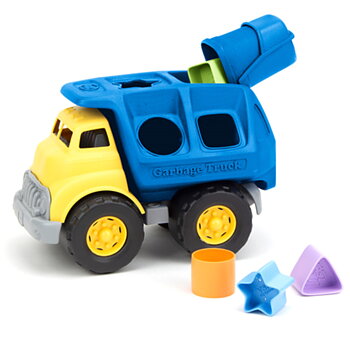 Green Toys återvinningsbil med sorteringsklossar