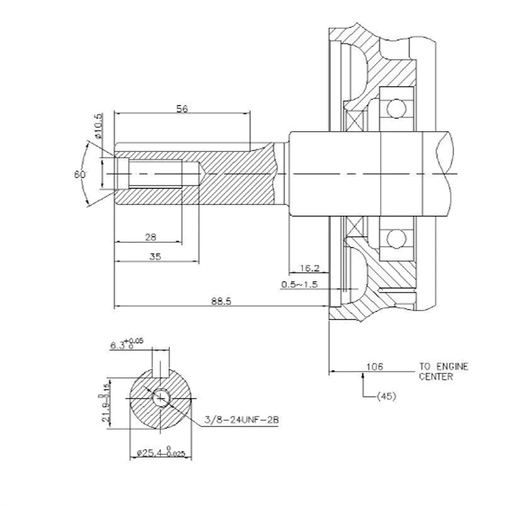 Bensinmotor Loncin, 20 hk - 5