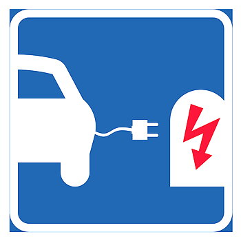 Parkeringsskylt Laddstation