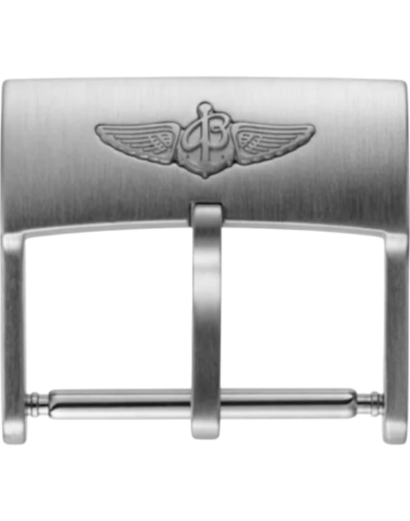 Breitling Matt C-spänne 18 mm till läderband