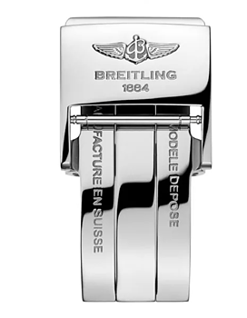 Breitling blankt viklås 20 mm till läderband