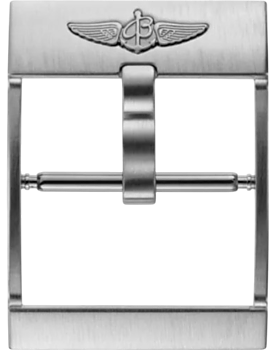 Breitling matt c-spänne 20 mm till gummiband