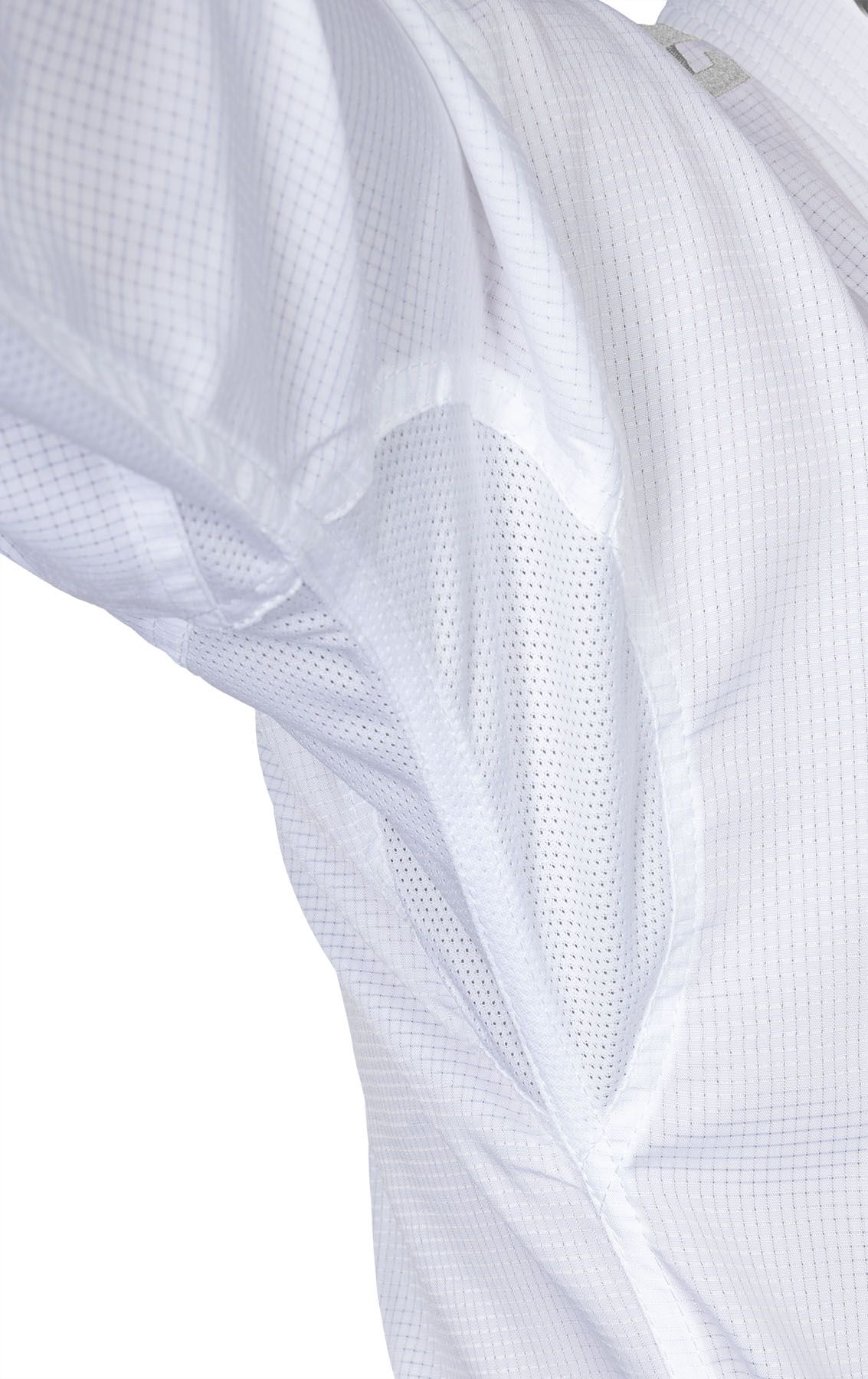 Hayashi  AIR  Deluxe  Kumite Gi Grå/vit brodyr - 4