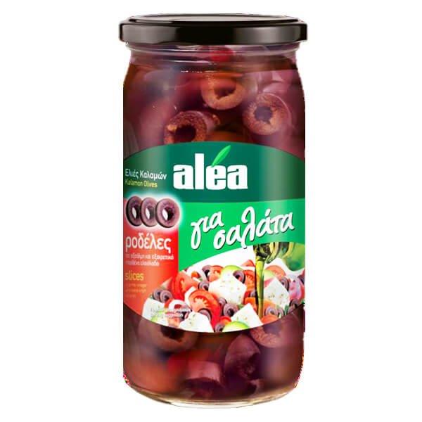 olives sliced kalamon 340g, Alea