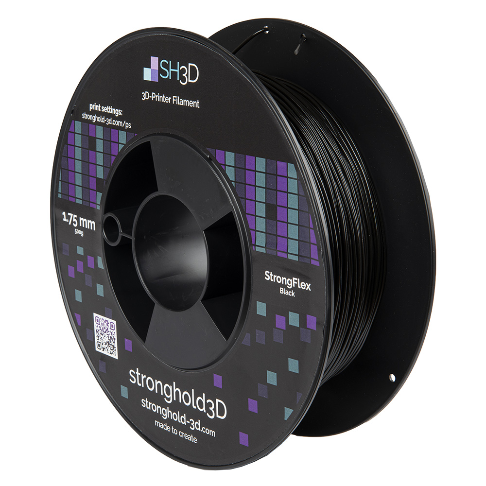 StrongHold StrongFlex (1.75mm, 500g) - Svart