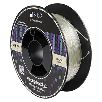 StrongHold Nylon filament (1.75mm, 500g) - Ofärgad