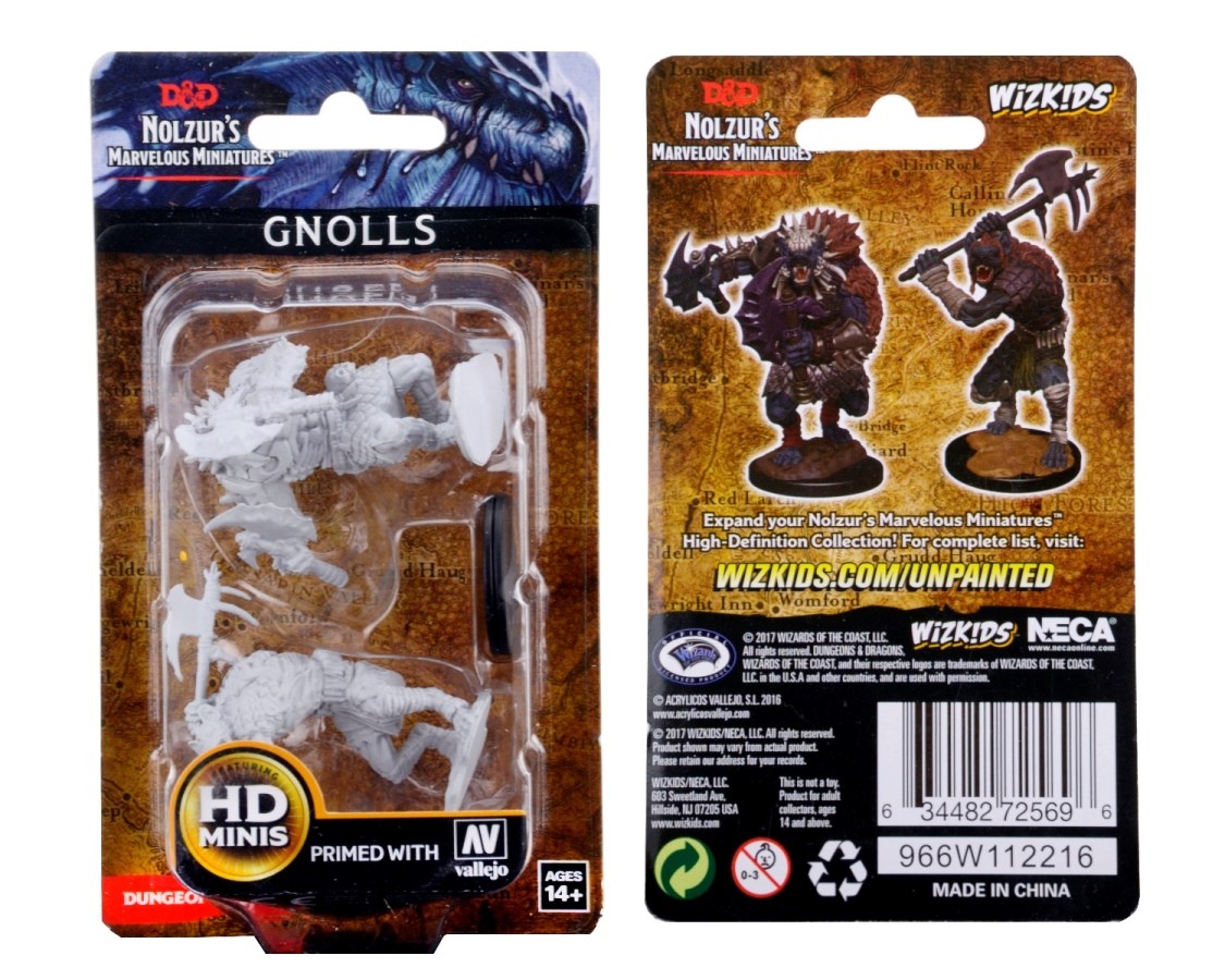 D&D Nolzurs Marvelous Miniatures: Gnolls