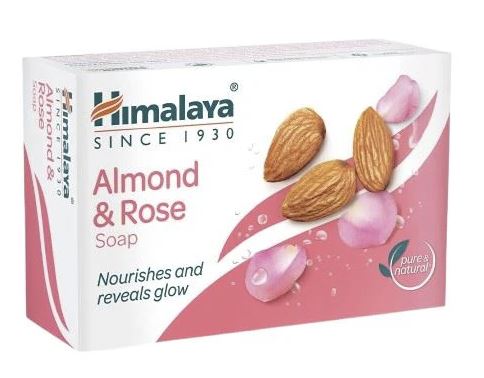 Himalaya Almond & Rose - ayurvedisk fast tvål, 75 g