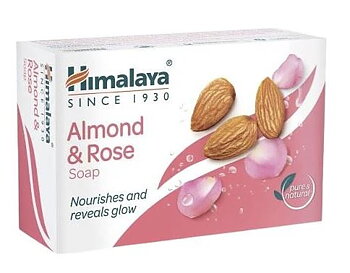 Himalaya Almond & Rose - ayurvedisk fast tvål, 75 g