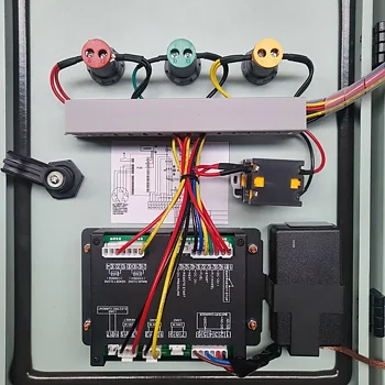ATS-box 25A till Bernards elverk 400 volt 6- pins kontakt