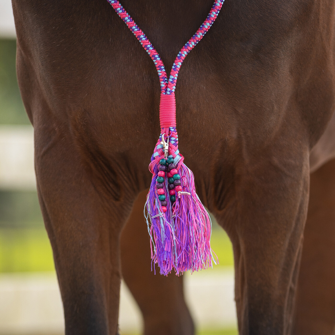 Rope halter combi Liberty QHP,  fuchsia - 9