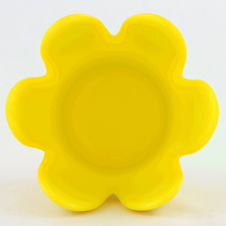 Bo Borgström (1970s) Yellow Flower Candleholder 9 cm  [Sample Images]