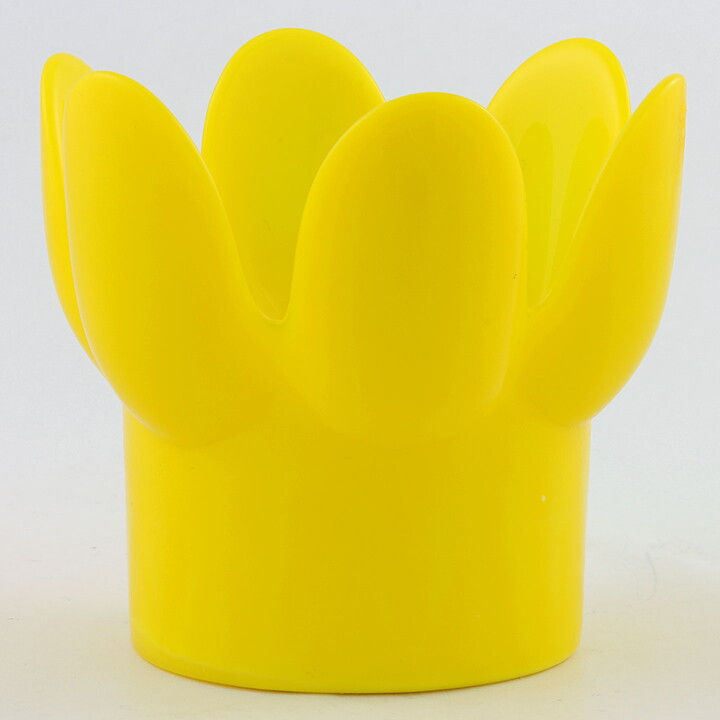 ボー・ボルグストローム  黄色の花のキャンドルホルダー  9cm  1970年代  [サンプル画像]
