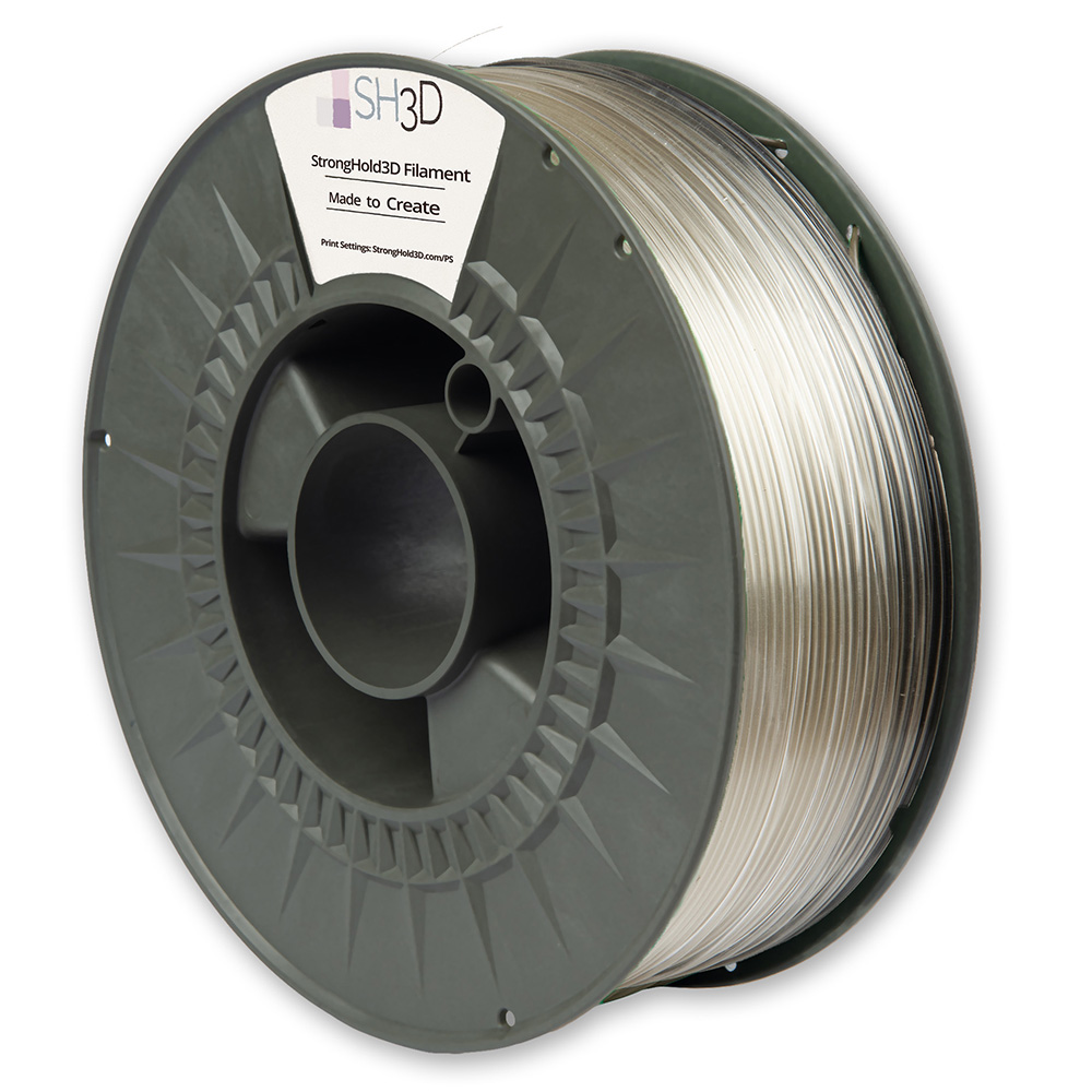 StrongHold PLA filament (1.75mm, 1Kg) - Transparent - 2