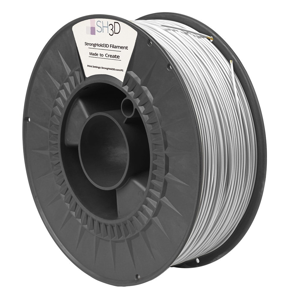 StrongHold PLA filament (1.75mm, 1Kg) - Ljusgrå - 2
