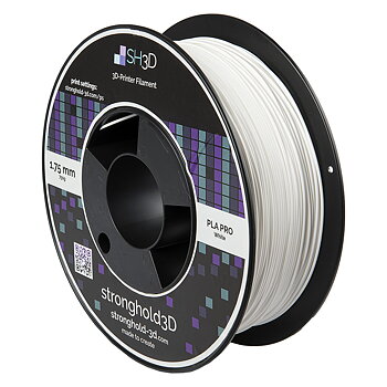 StrongHold PLA PRO filament (1.75mm, 750g) - Vit