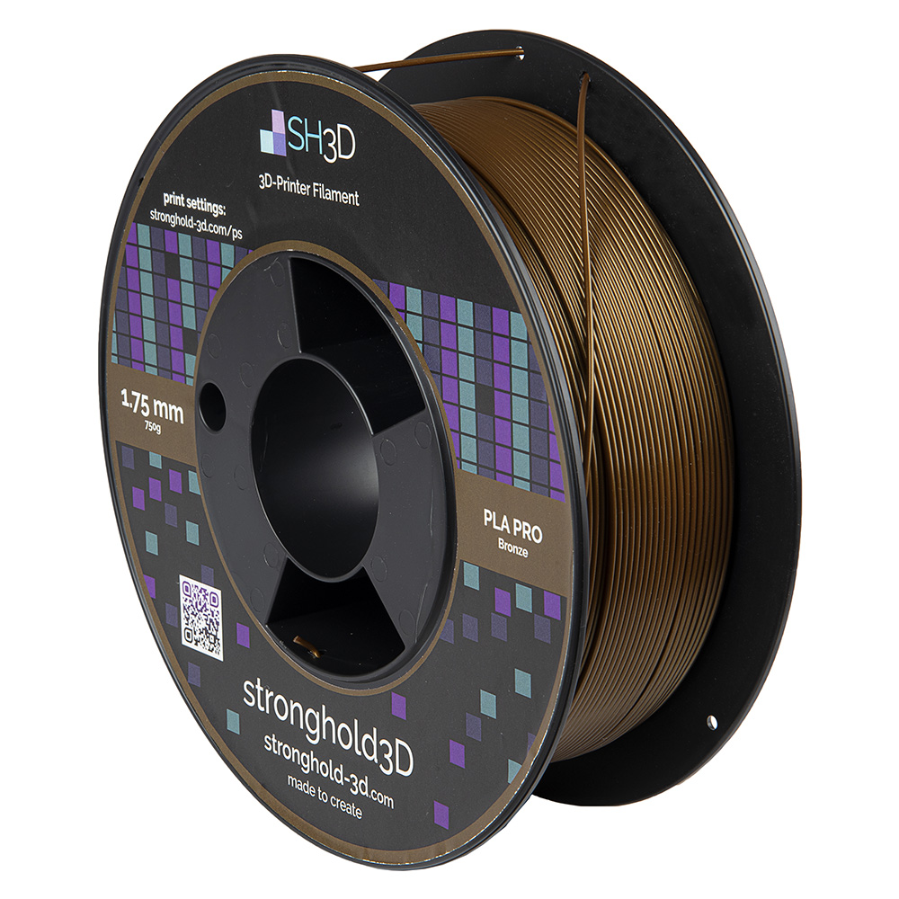 StrongHold PLA PRO filament (1.75mm, 750g) - Brons