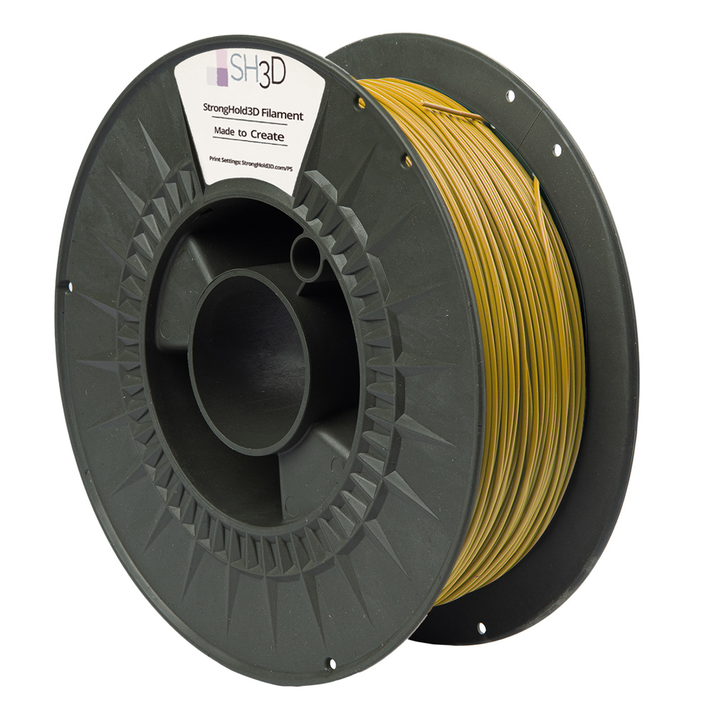 StrongHold PLA PRO filament (1.75mm, 750g) - Guld - 2