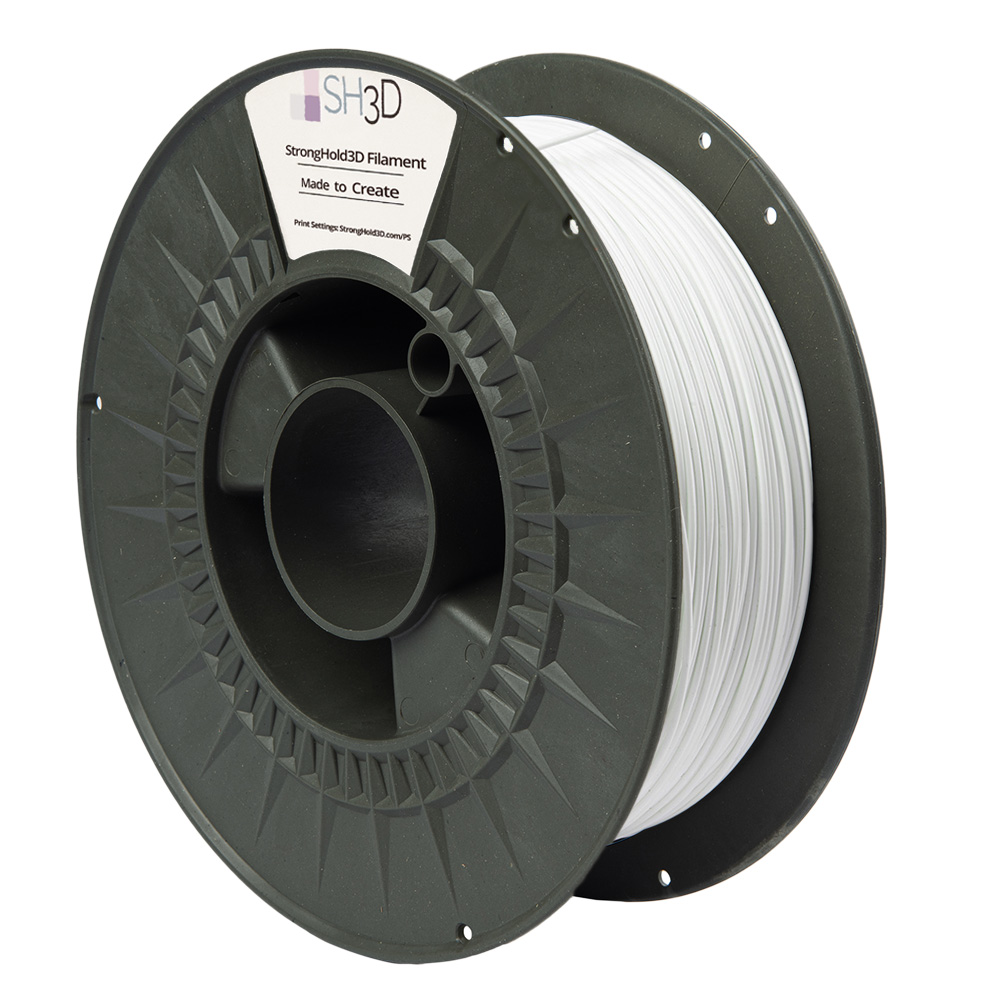 StrongHold PLA PRO filament (1.75mm, 750g) - Kallvit - 2