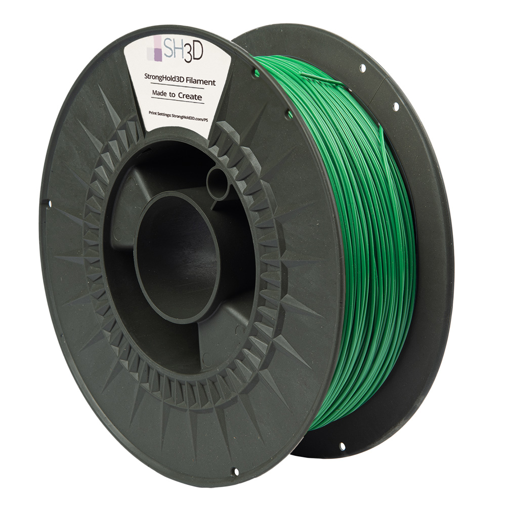 StrongHold PLA PRO filament (1.75mm, 750g) - Grön