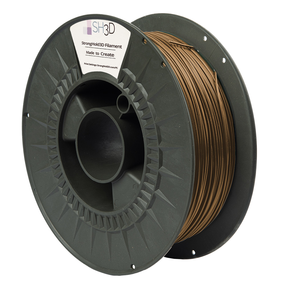 StrongHold PLA PRO filament (1.75mm, 750g) - Koppar - 2