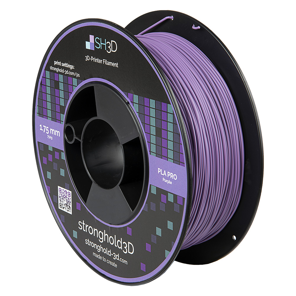 StrongHold PLA PRO filament (1.75mm, 750g) - Lila