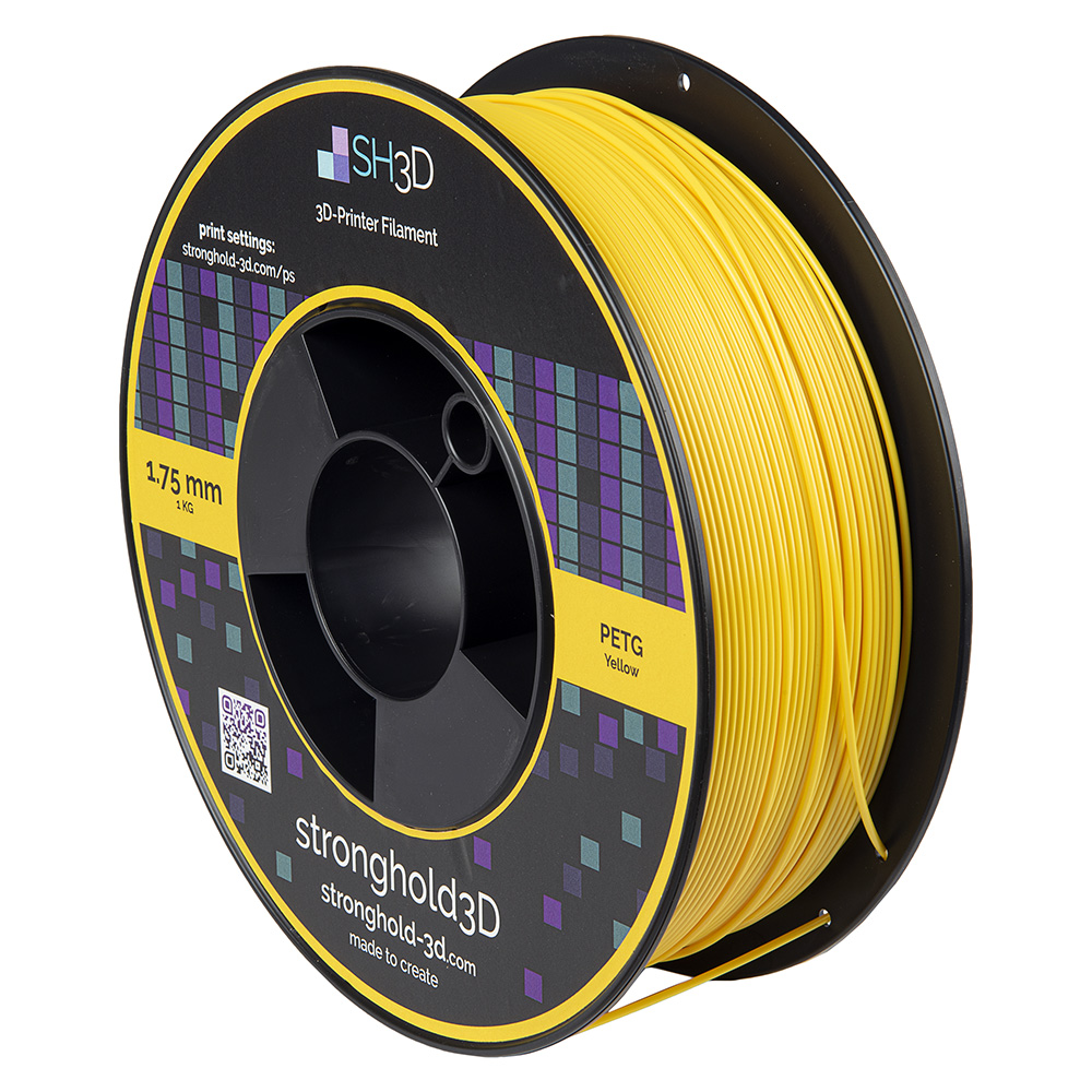 StrongHold PETG filament (1.75mm, 1Kg) - Gul