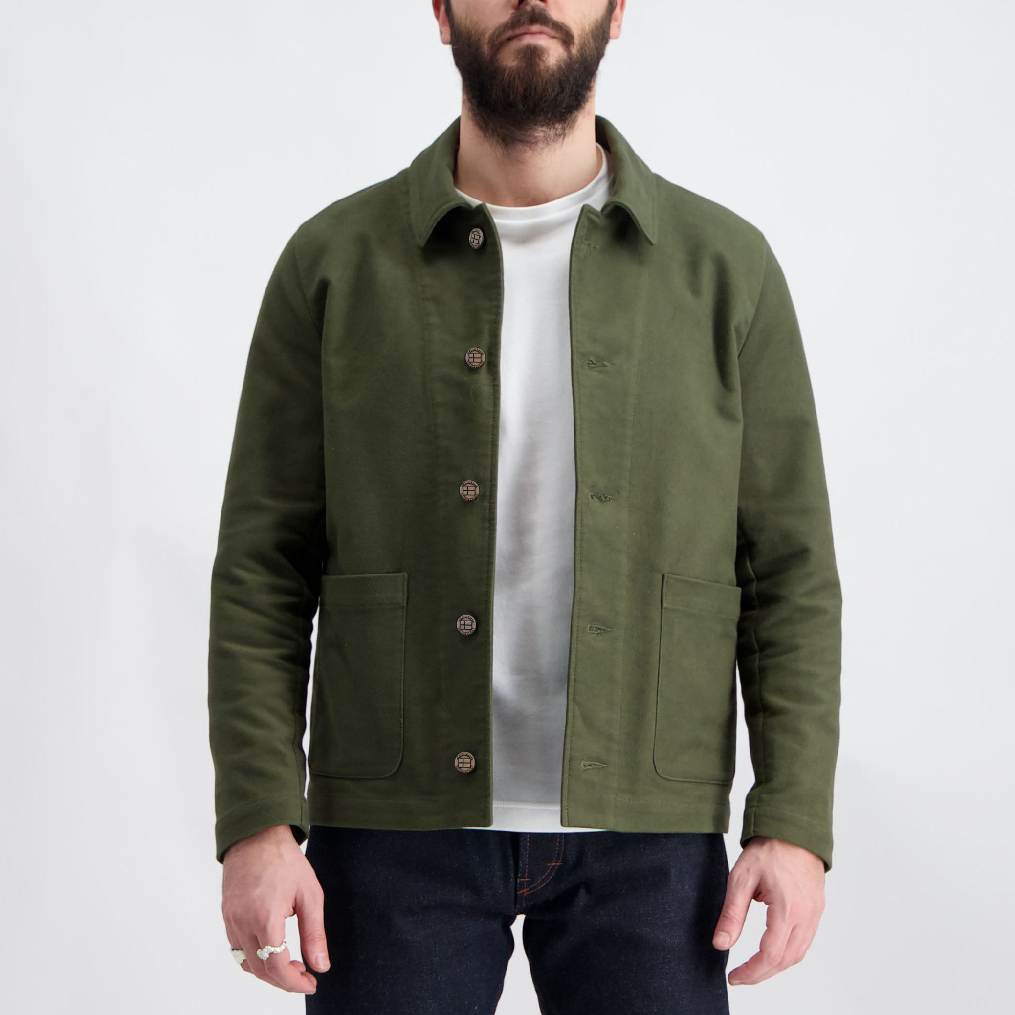 Moleskin Overshirt Green