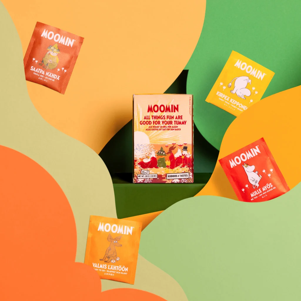 Moomin Rooibos flavoured tea bags, All things fun are good for your tummy - 3
