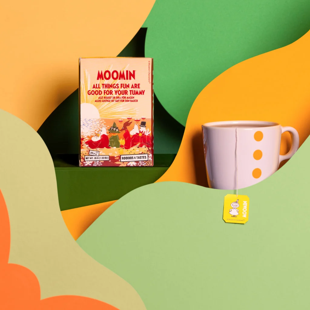 Moomin Rooibos flavoured tea bags, All things fun are good for your tummy - 4