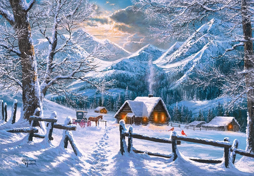 Snowy Morning 1500 Bitar Castorland