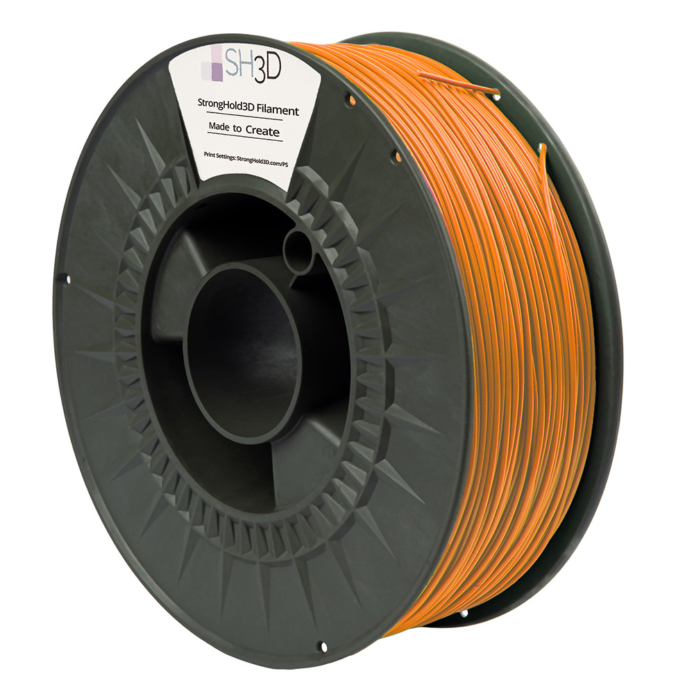 StrongHold ABS PRO filament (1.75mm - 1Kg) - Ljus Orange - 2