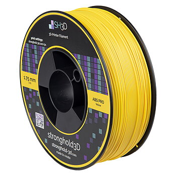 StrongHold ABS PRO filament (1.75mm - 1Kg) - Gul