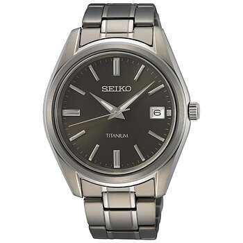 SEIKO MENS TITANIUM 40MM SAPPHIRE 100M SUR375P1