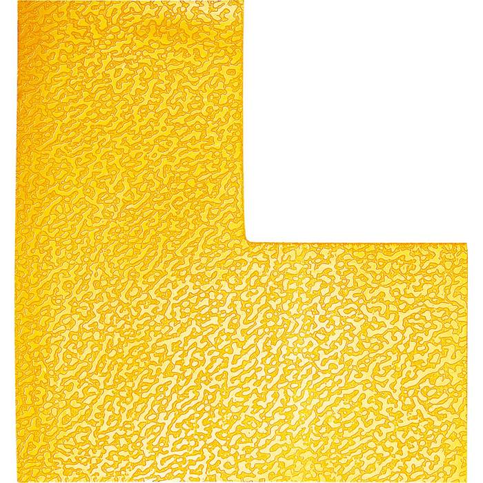 Golvmarkering L-form gul 10/fp