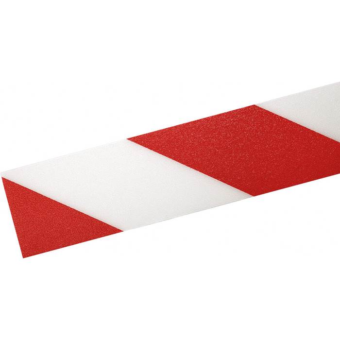Golvmarkering 30mx50mm röd/vit - 2