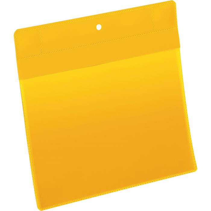 Plastficka A5L magnet gul 10f