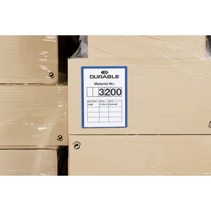 Plastficka A4S SH blå 50/fp - 2