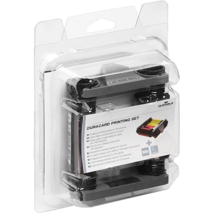 Set DURACARD färgband+100kort - 2