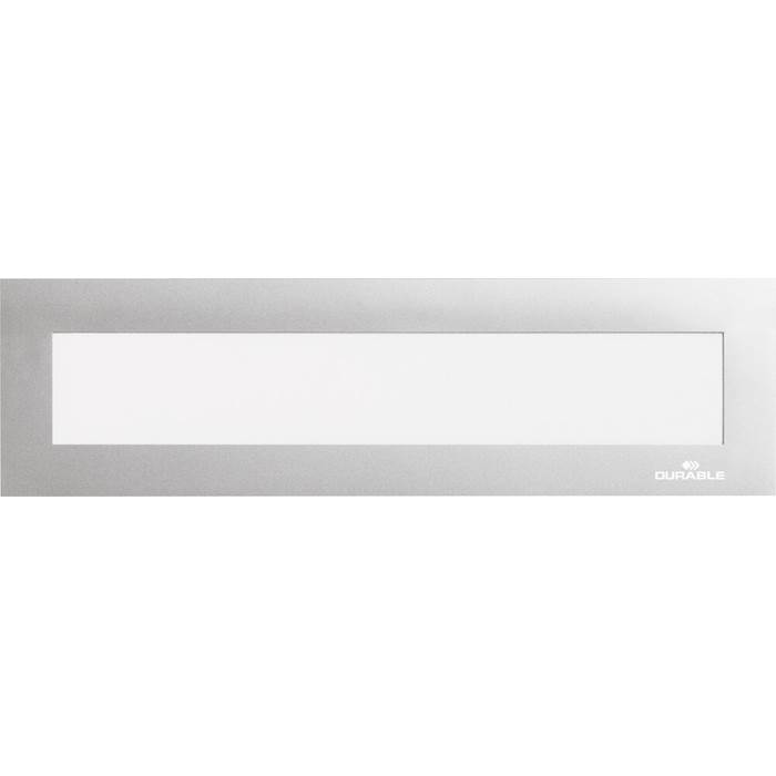 Duraframe A4 rubrik silver 5/f