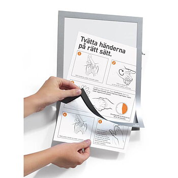 Duraframe A3 rubrik silver 5/f