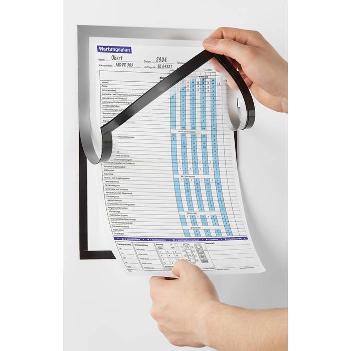 Duraframe A4 note magnet svart - 2
