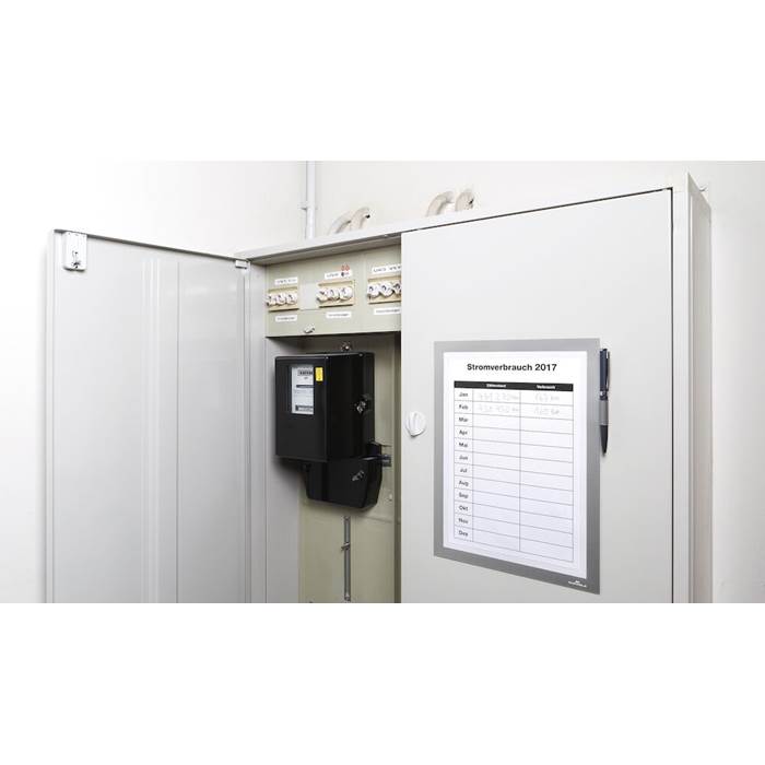 Duraframe A4 note magnet silv - 5