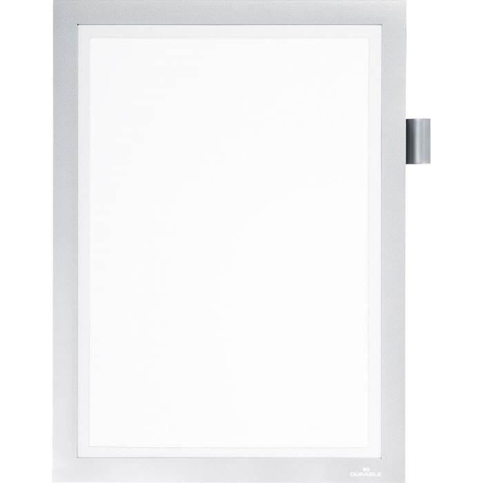 Duraframe A4 note magnet silv