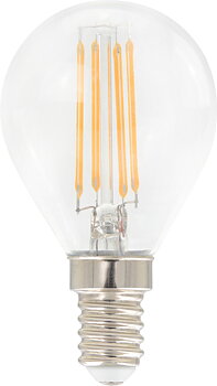 LED E14 Klot 4,5W dimbar Klar