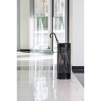 Paraplyställ Runt 28,5L Svart
