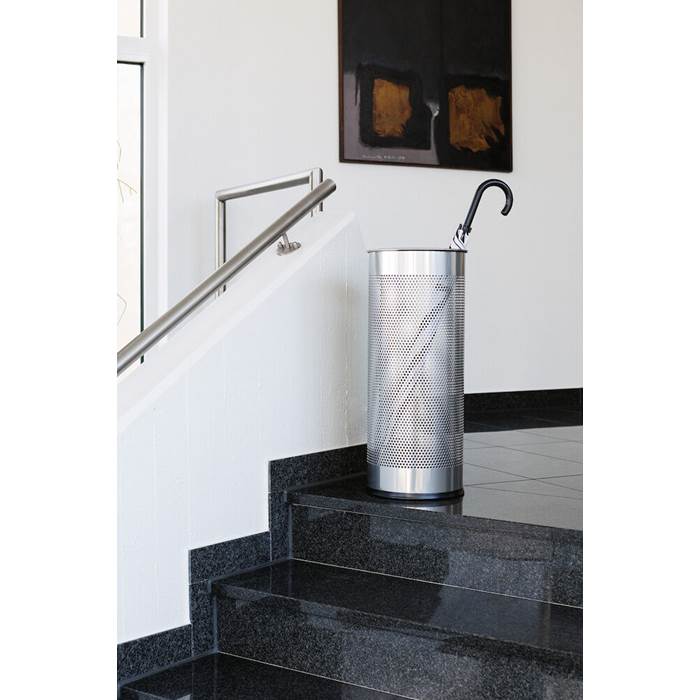 Paraplyställ Runt 28,5L Silver - 3