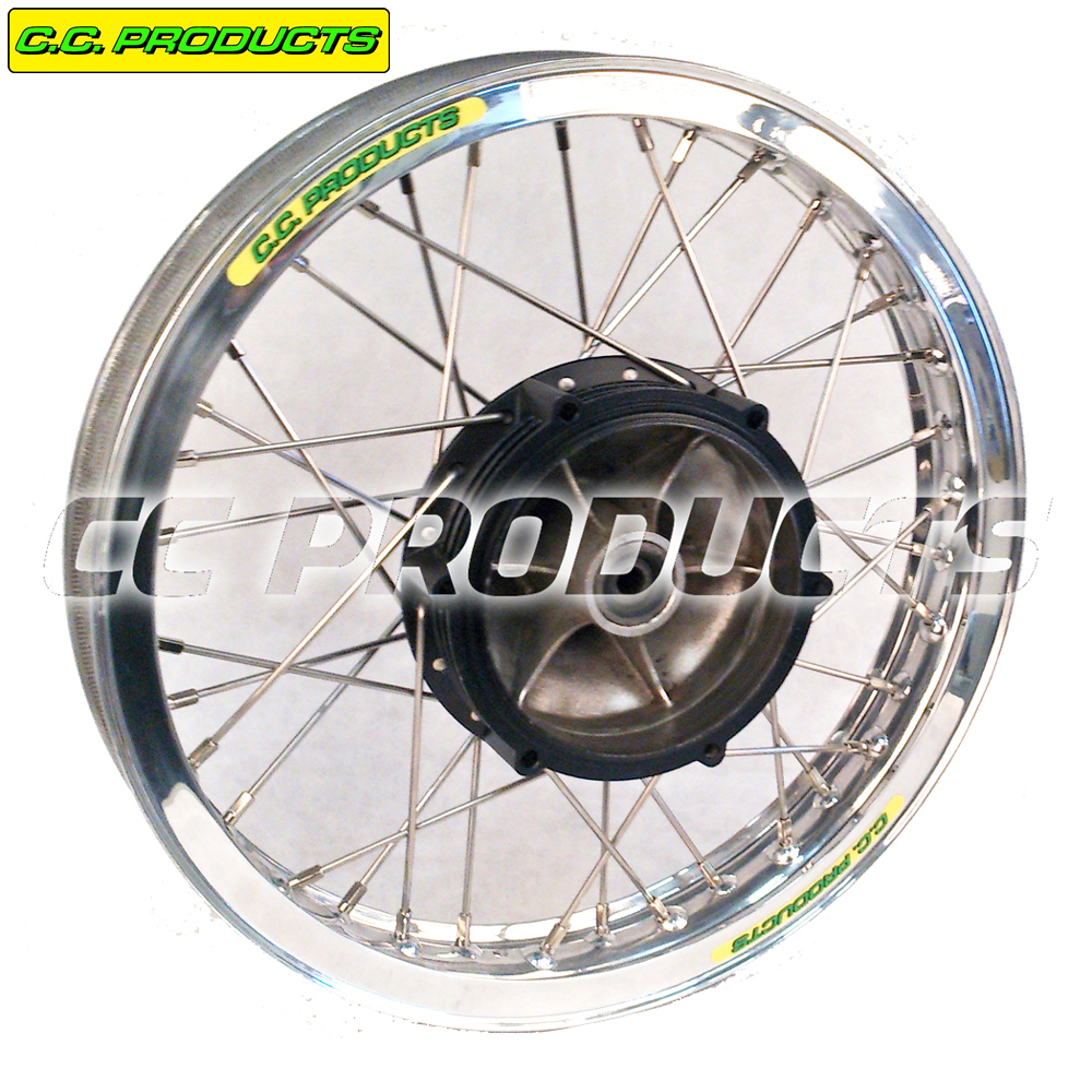 Spoke Set Husqvarna WR 360 Automatic18-inch 1977  Rear Wheel - 2
