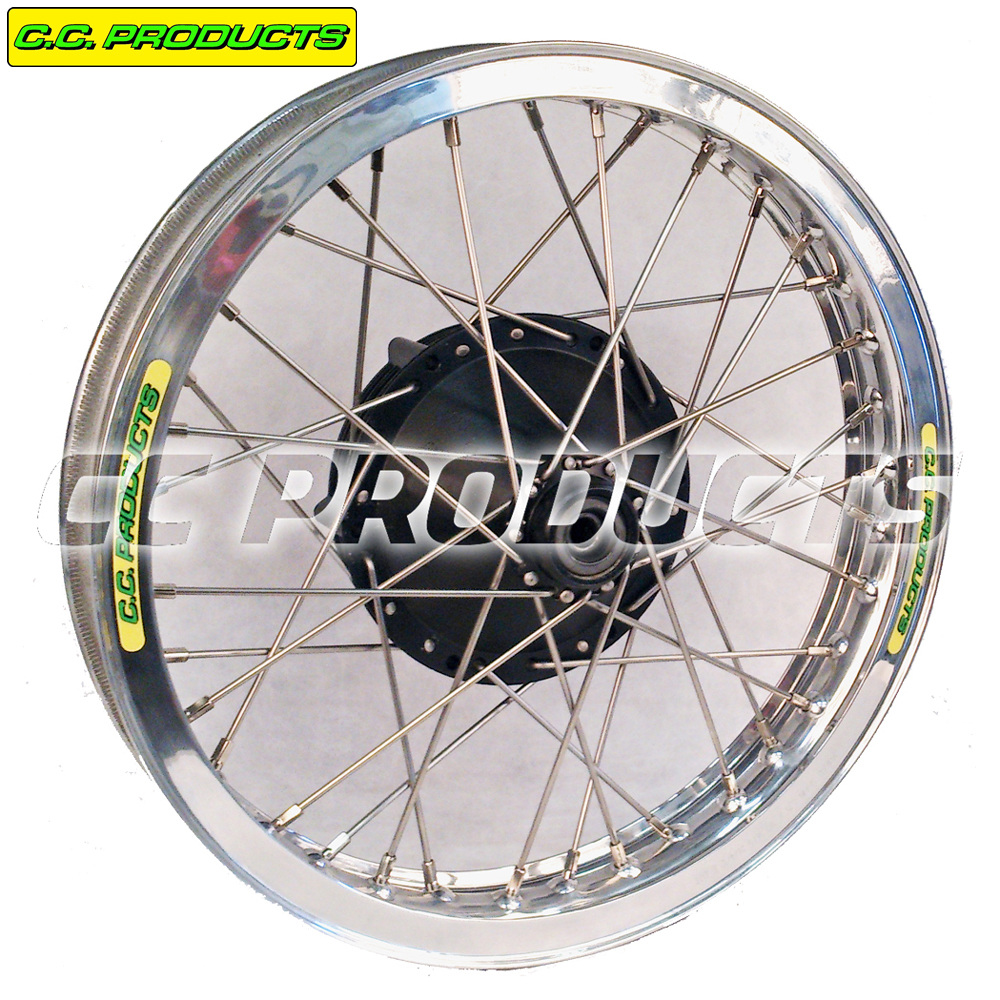 Spoke Set Husqvarna WR 360 Automatic18-inch 1977  Rear Wheel - 3